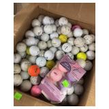 Box of Assorted Golf Balls