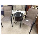 Fire Pit w/ 2 Chairs