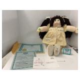 Cabbage Patch kid & paperwork