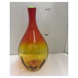 Blenko Glass Tangerine  Vase