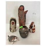 Native American decor (some signed)