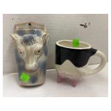 Cow Wall Pocket & Utter Mug