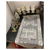 Misc Group, wall Mount Vase, Mugs, Decorations