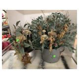 2 Dried Floral Arrangements