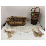 Basket, Beads, & Canister