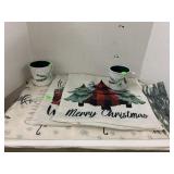 Holiday Lot, Table Runner, 2 Pillow Covers, 2