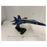 Model of an F/A-18 Hornet Blue Angels