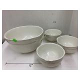 Country Gate bowls, Large has Chips and Crack