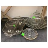 3 Glass Serving dishes