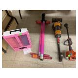 5 Toys, Dyson Sweeper, Husqvarna Weedeater, Pogo