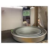 3 Wilton Cake pans snd The Frostinator