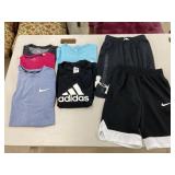 Athletic shirts & 2 shorts