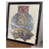 Framed Copy / Print / Lithograph - Spring Kite
