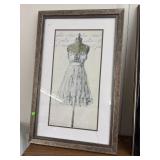 Framed Art / Print  (glass cracked