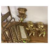 Homco Dart Angel and Cherub Wall Plaque & wall