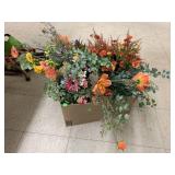 Box Of Faux Flowers
