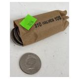 Roll of Kennedy Half Dollars