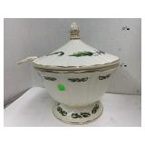 Holy Holiday Soup Tureen With lid and ladle Spoon