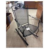 Wrought Iron Rocking Chair