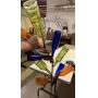 13 BOTTLEs w/TREE Art hanging metal garden yard