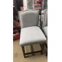 Tall upholstered stool / accent chair