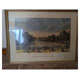 Pictures in picture frames.  2 prints not framed.