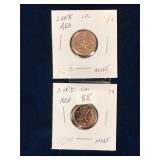2008, 2008 Can Pennies, Red Unc. MS65