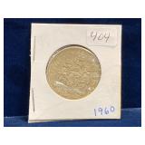 1960 Canadian Silver 50 cent piece