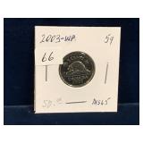 2003 WP Can Nickel Uncirculated MS65