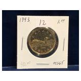 1993 Can Loonie,   Uncirculated MS65