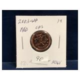 2003 WP Can Penny, Red Unc. MS65