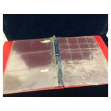 Binder with 11 assorted Bank note & coin pages