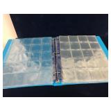 Binder with 11 twenty pocket coin pages