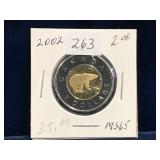 2002 Can Toonie,  Unc. MS65