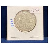 1952 Canadian Silver 50 cent piece