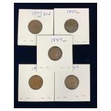 1947, 1947ml Canadian  Pennies