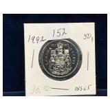 1992 Can Half Dollar  Unc. MS65