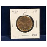 1997 Can Loonie,   Uncirculated MS65