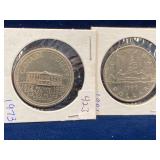 1973, 1986 Canadian Nickel Dollars