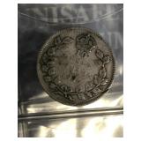 1936 Can Silver 10 cent piece in a  Dime book