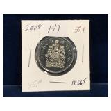 2008 Can Half Dollar  Unc. MS65