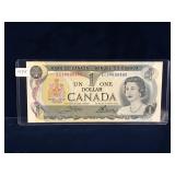 1973 Canadian $1 Bank Note