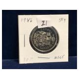 1986 Can Half Dollar,   Uncirculated MS65