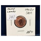 2002P Can Penny, Red , Cameo