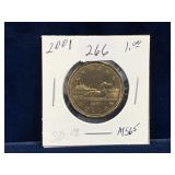 2001 Can Loonie Unc. MS65