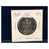 1988 Can Half Dollar  Unc. MS65