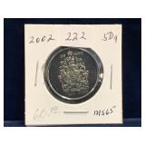 2002 Can Half Dollar,  Unc. MS65