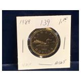 1989 Can Loonie,  Unc. MS65