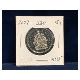 2007 Can Half Dollar,  Unc. MS65