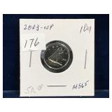 2003 WP  Can Dime,  Unc. MS65
